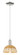 Arcadia One Light Mini Pendant in Polished Nickel (405|716-1P-PN-NBD2-75-NAT)