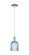 Arcadia One Light Pendant in Polished Nickel (405|716-1P-PN-G559-5BL)