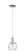 Arcadia One Light Mini Pendant in Polished Nickel (405|716-1P-PN-G1213-6CL)