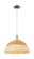 Arcadia One Light Mini Pendant in Polished Chrome (405|716-1P-PC-NBD2-16-NAT)