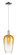 Arcadia One Light Mini Pendant in Polished Chrome (405|716-1P-PC-G484-7AM)