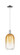Arcadia One Light Mini Pendant in Polished Chrome (405|716-1P-PC-G482-7AM)