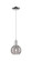 Arcadia One Light Mini Pendant in Polished Chrome (405|716-1P-PC-G1213-6SM)