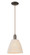 Arcadia One Light Mini Pendant in Oil Rubbed Bronze (405|716-1P-OB-NBD-9-NAT)