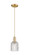 Arcadia One Light Mini Pendant in Champagne Bronze (405|716-1P-CB-G559-5CL)