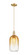 Arcadia One Light Mini Pendant in Champagne Bronze (405|716-1P-CB-G482-7AM)