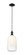 Arcadia One Light Mini Pendant in Matte Black (405|716-1P-BK-G482-7OP)