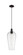 Arcadia One Light Mini Pendant in Matte Black (405|716-1P-BK-G456-8SDY)