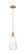Arcadia One Light Mini Pendant in Brushed Brass (405|716-1P-BB-G480-6OP)