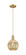 Arcadia One Light Mini Pendant in Brushed Brass (405|716-1P-BB-G458-7ME)