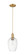 Arcadia One Light Mini Pendant in Brushed Brass (405|716-1P-BB-G457-6CL)