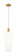 Arcadia One Light Mini Pendant in Brushed Brass (405|716-1P-BB-G456-8WH)