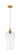 Arcadia One Light Mini Pendant in Brushed Brass (405|716-1P-BB-G456-8CL)