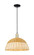 Arcadia One Light Mini Pendant in Black Antique Brass (405|716-1P-BAB-NBD2-16-NAT)