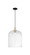 Arcadia One Light Pendant in Black Antique Brass (405|716-1P-BAB-G559-12CL)