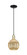 Arcadia One Light Mini Pendant in Black Antique Brass (405|716-1P-BAB-G458-7ME)