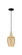 Arcadia One Light Mini Pendant in Black Antique Brass (405|716-1P-BAB-G457-6ME)