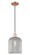 Arcadia One Light Mini Pendant in Antique Copper (405|716-1P-AC-G559-8SM)