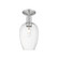 Arcadia One Light Semi-Flush Mount in Brushed Satin Nickel (405|716-1C-SN-G457-6CL)