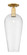 Arcadia One Light Semi-Flush Mount in Satin Gold (405|716-1C-SG-G456-8SDY)