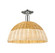 Arcadia One Light Semi-Flush Mount in Polished Nickel (405|716-1C-PN-NBD2-16-NAT)