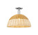 Arcadia One Light Semi-Flush Mount in Polished Chrome (405|716-1C-PC-NBD2-16-NAT)