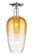 Arcadia One Light Semi-Flush Mount in Polished Chrome (405|716-1C-PC-G484-7AM)
