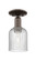 Arcadia One Light Semi-Flush Mount in Oil Rubbed Bronze (405|716-1C-OB-G559-5SDY)