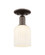 Arcadia One Light Semi-Flush Mount in Oil Rubbed Bronze (405|716-1C-OB-G559-5GWH)