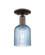 Arcadia One Light Semi-Flush Mount in Oil Rubbed Bronze (405|716-1C-OB-G559-5BL)