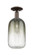 Arcadia One Light Semi-Flush Mount in Oil Rubbed Bronze (405|716-1C-OB-G482-7SL)