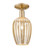 Arcadia One Light Semi-Flush Mount in Champagne Bronze (405|716-1C-CB-G457-6ME)