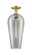 Arcadia One Light Semi-Flush Mount in Champagne Bronze (405|716-1C-CB-G456-8SM)