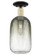 Arcadia One Light Semi-Flush Mount in Black Antique Brass (405|716-1C-BAB-G482-7SL)