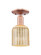Arcadia One Light Semi-Flush Mount in Antique Copper (405|716-1C-AC-G559-5ME)