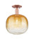 Arcadia One Light Semi-Flush Mount in Antique Copper (405|716-1C-AC-G481-10AM)