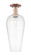 Arcadia One Light Semi-Flush Mount in Antique Copper (405|716-1C-AC-G456-8CL)