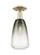 Arcadia One Light Semi-Flush Mount in Antique Brass (405|716-1C-AB-G480-6SL)