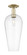 Arcadia One Light Semi-Flush Mount in Antique Brass (405|716-1C-AB-G456-8CL)