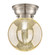 Franklin Restoration One Light Flush Mount in Brushed Satin Nickel (405|623-1F-SN-G208-8)