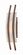 Trax LED Wall Sconce in Hazel Bronze (72|62-122)