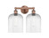 Edison Two Light Bath Vanity in Antique Copper (405|616-2W-AC-G559-8CL)