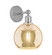 Edison One Light Wall Sconce in Polished Chrome (405|616-1W-PC-G128-8)