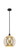 Edison One Light Pendant in Matte Black (405|616-1S-BK-G128-14)