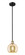 Edison One Light Mini Pendant in Black Antique Brass (405|616-1S-BAB-G128-8)