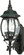 Central Park Three Light Outdoor Wall Lantern in Textured Black (72|60-890)