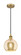 Edison One Light Mini Pendant in Brushed Brass (405|616-1P-BB-G128-8)
