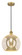Edison One Light Mini Pendant in Brushed Brass (405|616-1P-BB-G128-12)