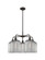 Ballston Five Light Chandelier in Oil Rubbed Bronze (405|516-5CR-OB-G559-8SM)