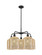Ballston Five Light Chandelier in Matte Black (405|516-5CR-BK-G559-8ME)
